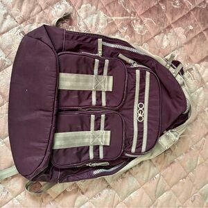 Purple and Gray Backpack